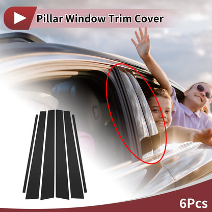 Car Door Pillar Window Trim 6x for Toyota Highlander (2001–2007)