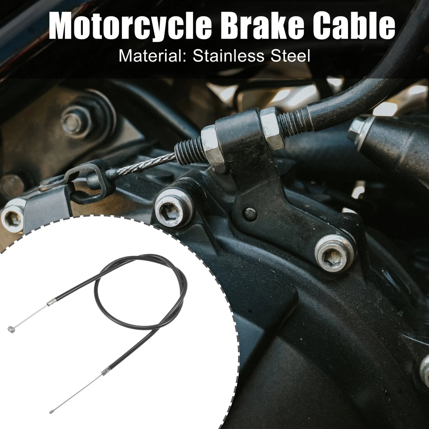 Throttle Cable Straight Connector 49cc for Motorcycle Dirt Pit Bicycle
