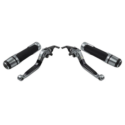 Folding Extendable Brake Clutch Lever Grip Set for Kawasaki Ninja ZX-6