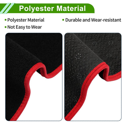 Dashboard Cover Black Red for Toyota Camry XV70 (2018-2023)