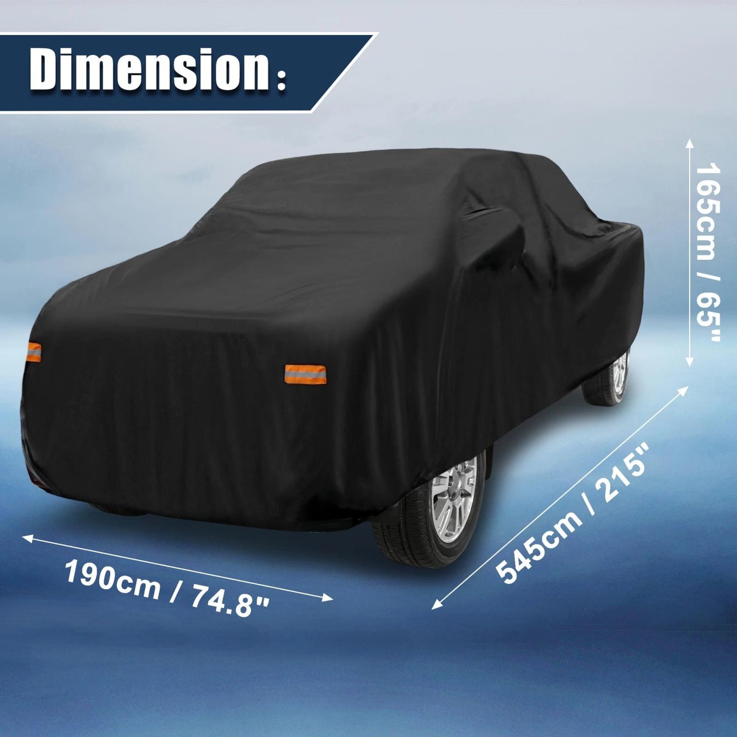 Pickup Truck Cover for Toyota Tacoma Extended Cab 2005-2021