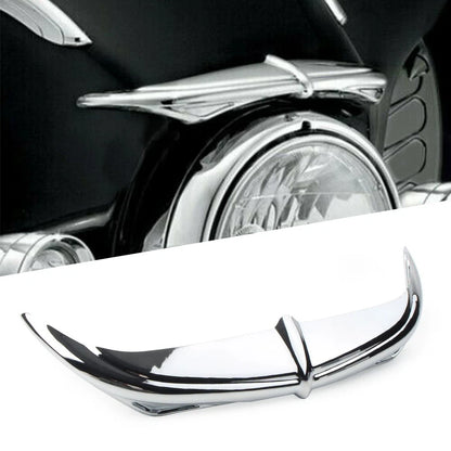 Chrome Batwing Fairing Brow Accent for Harley Touring FLHX (1996-2013)