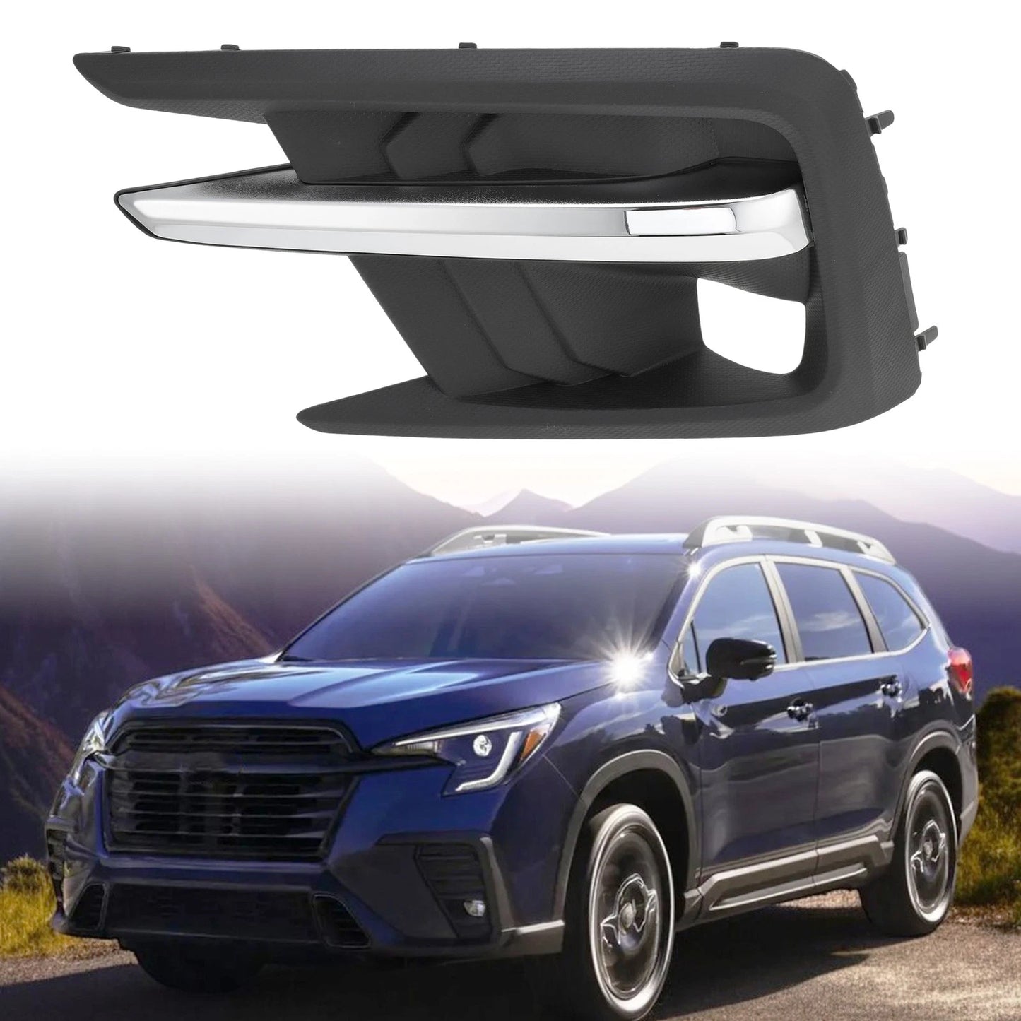 Left Side Front Bumper Fog Light Cover for Subaru Ascent (2019-2021)