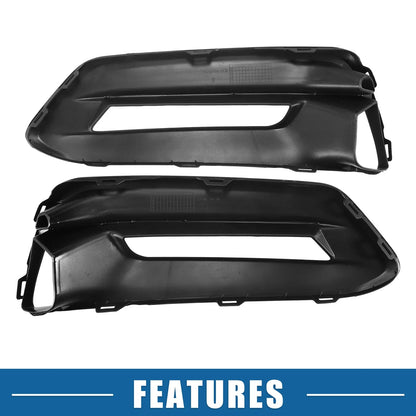 Fog Light Grille Cover for Honda Accord (2018-2020) Glossy Black