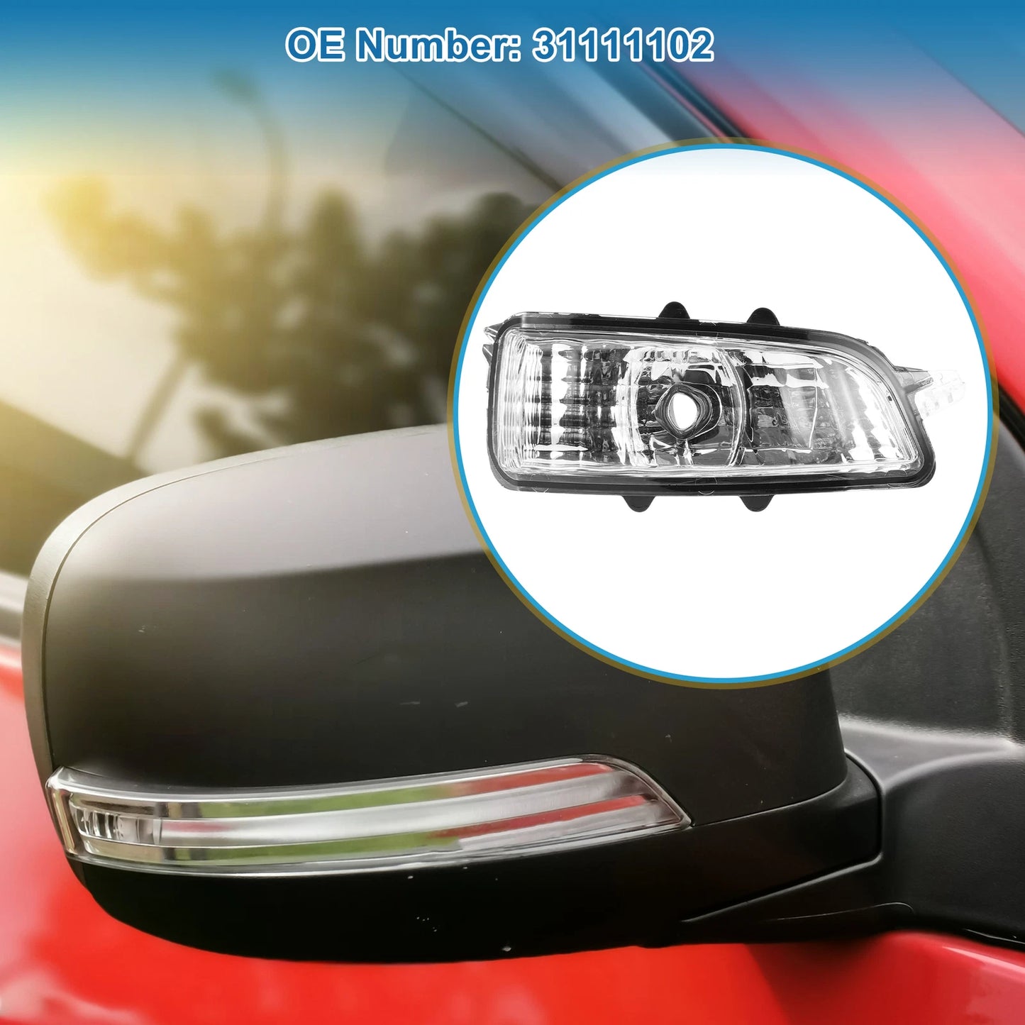 Right LED Turn Signal Light for Volvo S60 (2001-2010)