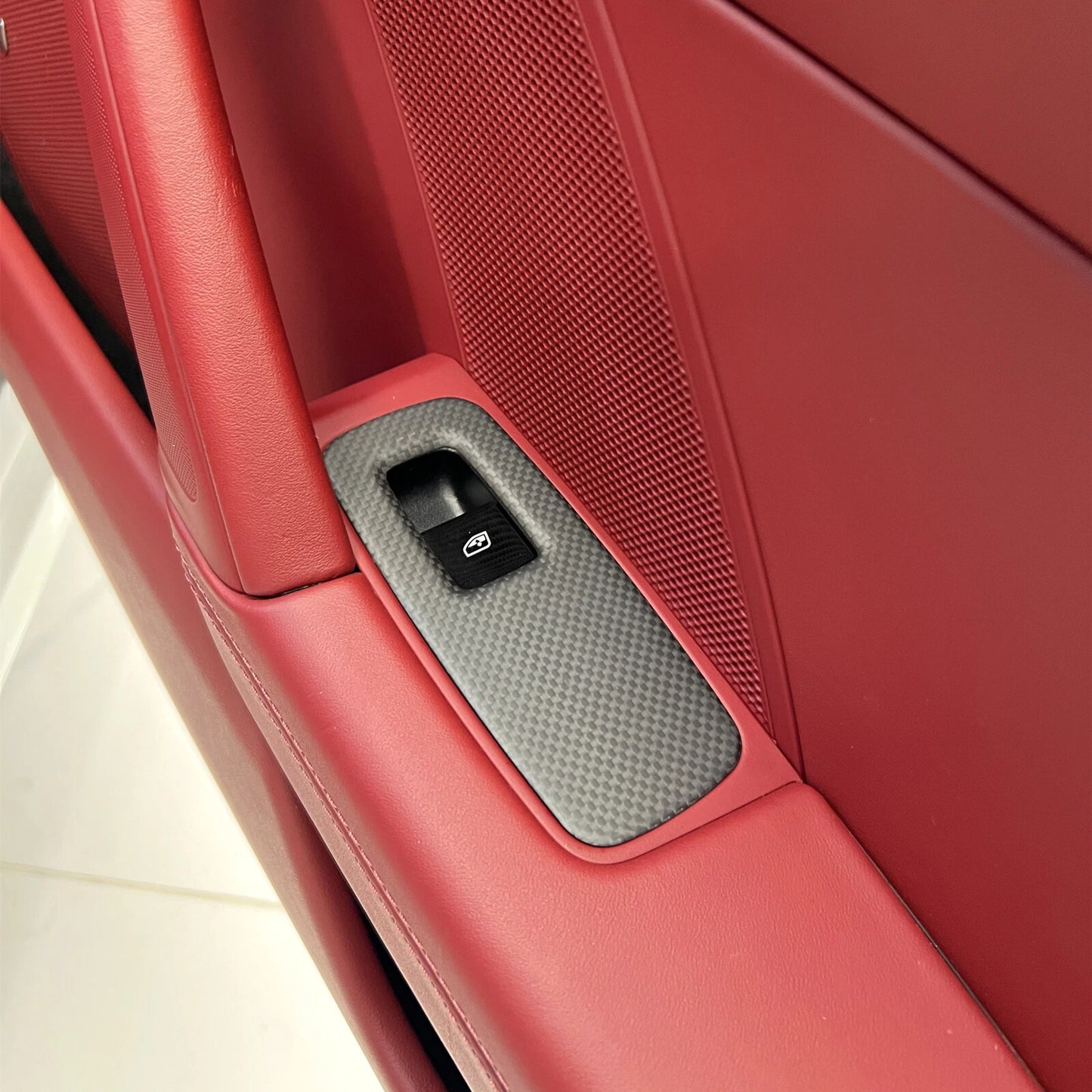 Window Switch Lift Panel Cover Trim for Porsche 911 992 (2019-2024) 1 x Set