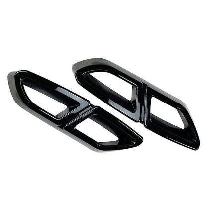Glossy Black Rear Exhaust Muffler Tail Pipe Cover for VW Passat (2016-2019)