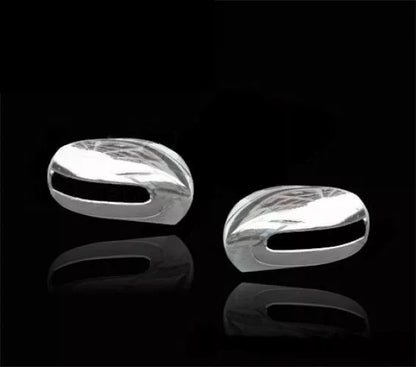 Chrome Side Door Mirror Covers for Mercedes C-Class W203 (2001-2006)