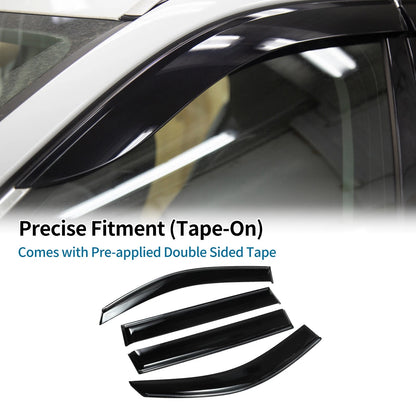 Window Deflectors 1 Set for Toyota Highlander (2008)
