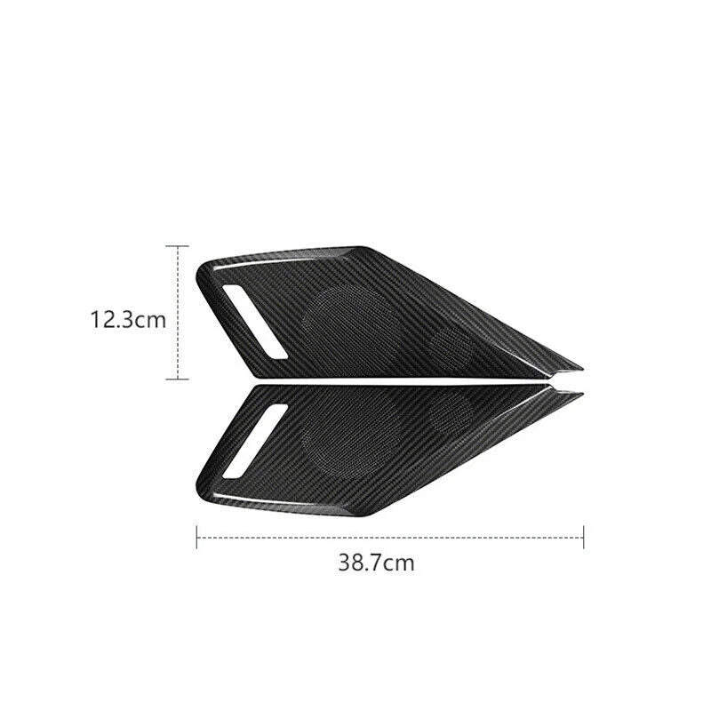 Carbon Fiber Door Audio Speaker Panel Cover for 2020-2023 Chevrolet Corvette C8