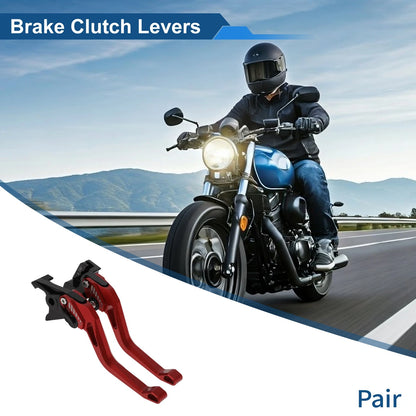 1 Pair Adjustable Short Brake Clutch Lever for Kawasaki Z900