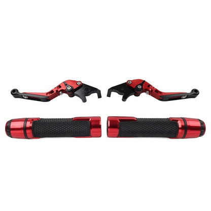 CNC Brake Clutch Levers & Handlebar Grips Set for Thruxton R/Street Cup (2016-2023)