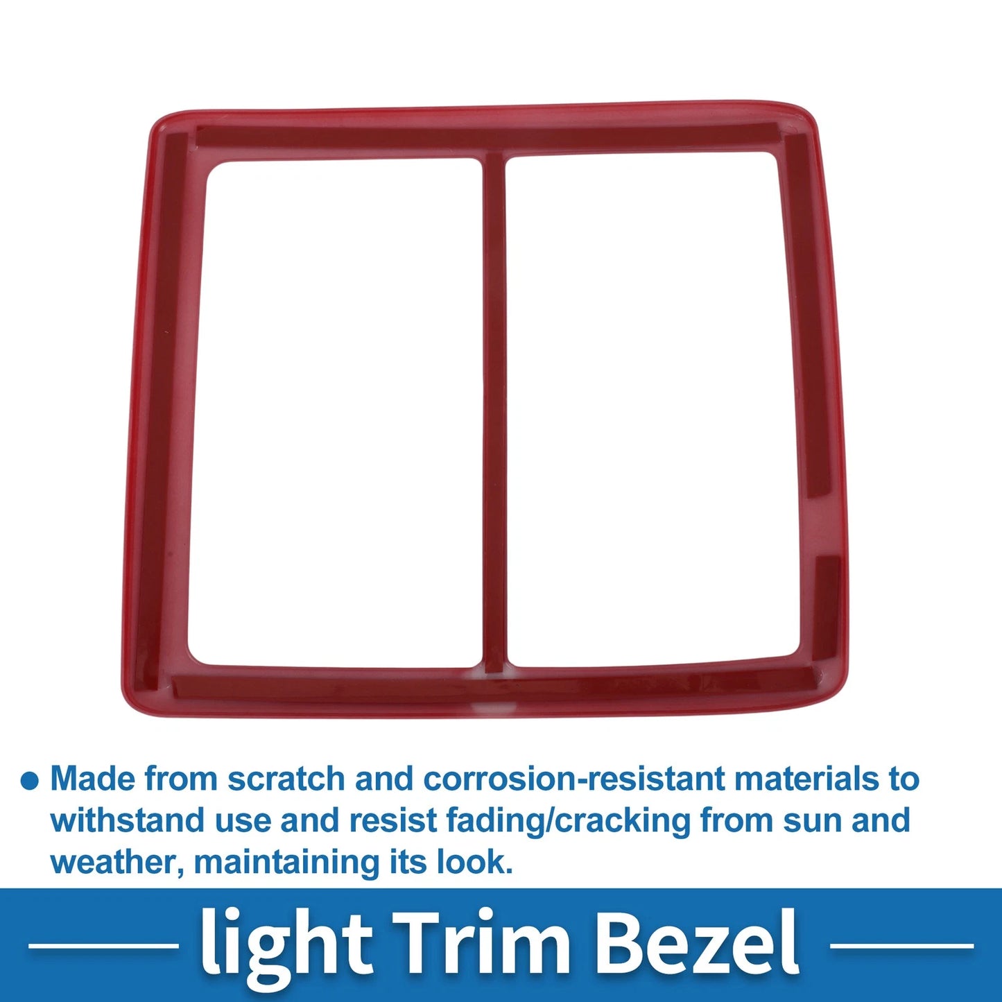 Front Row Headlight Trim Bezel for Toyota Tacoma (2016-2023) Red