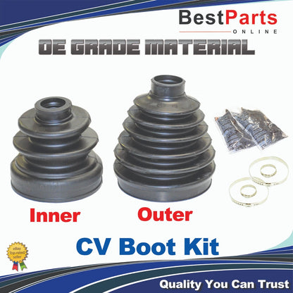 2 x CV Axle Boot Kit for Mitsubishi Montero (2001–2006)
