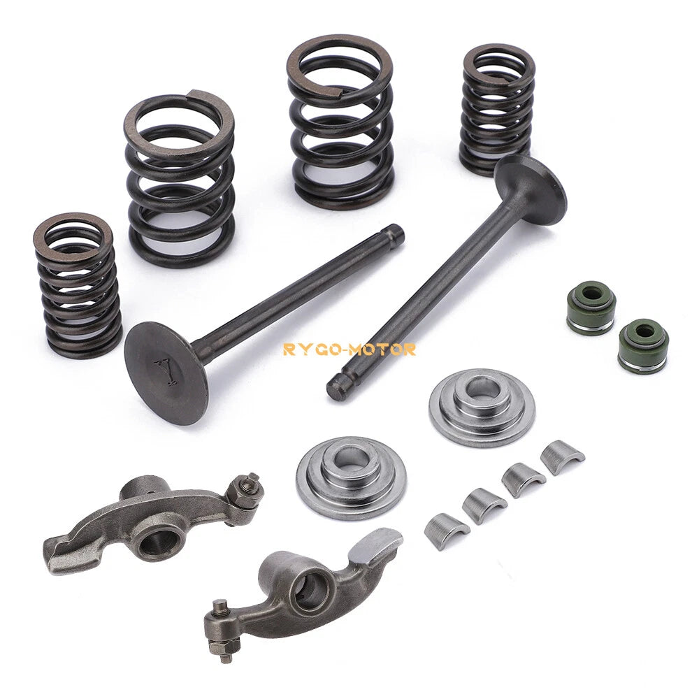 Intake/Exhaust Valves with Seals Spring for Honda XR75 XR80 XR100 XR80R XR100R