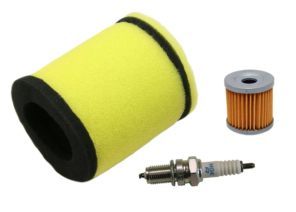 Air Filter & Oil Filter & NGK Spark Plug for Arctic Cat DVX400 (2004-2008)