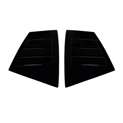 Gloss Black Side Rear Window Louver Cover for Subaru WRX STI VA (2014–2021)