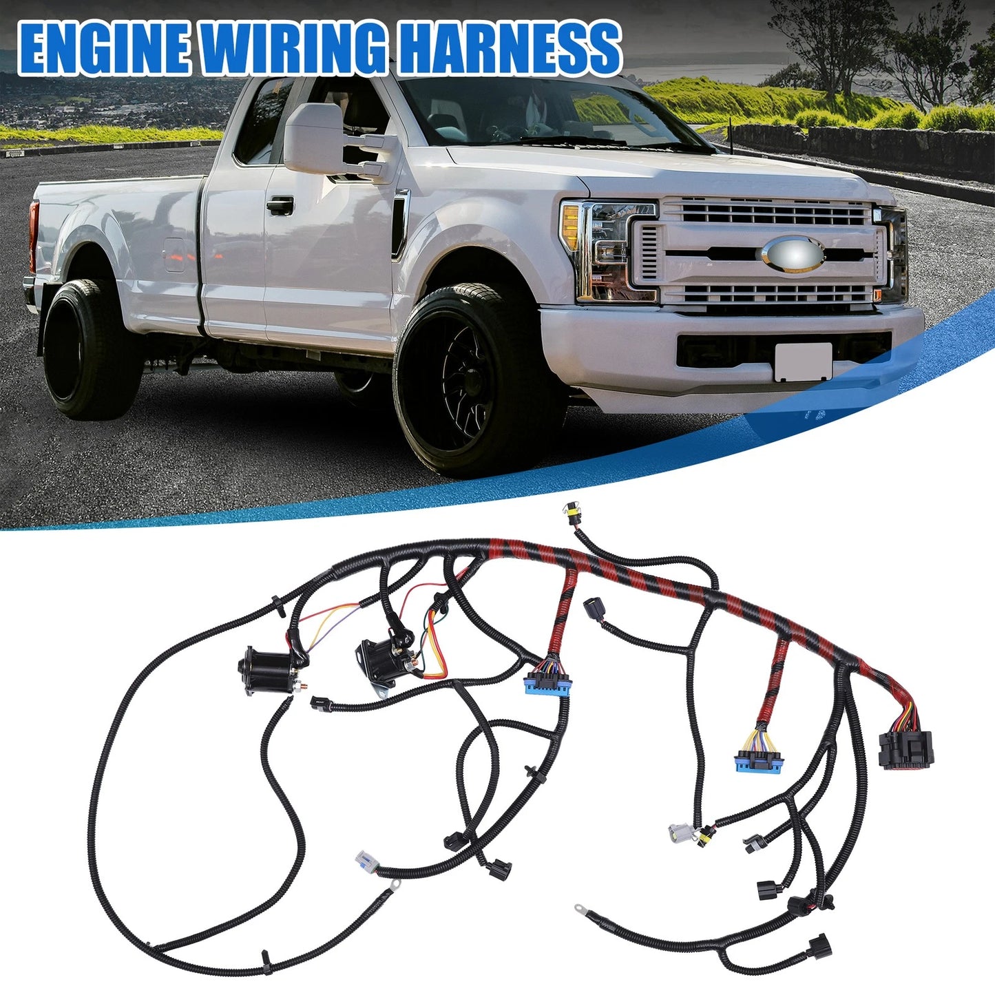 Engine Wiring Harness for Ford F250 F350 F450 F550 (1997-2004)