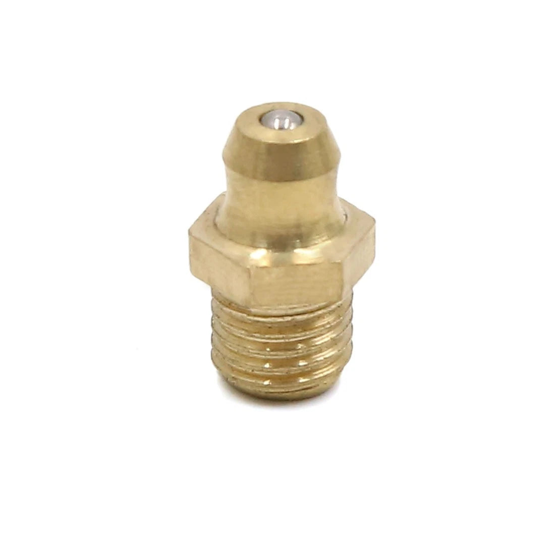 24pcs M8 x 1 Thread Brass Straight Grease Nipple Fitting for Motorcycle Car