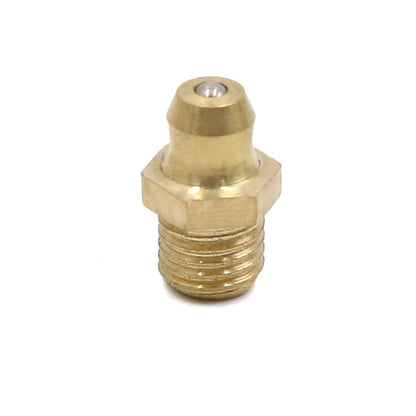 24pcs M8 x 1 Thread Brass Straight Grease Nipple Fitting for Motorcycle Car