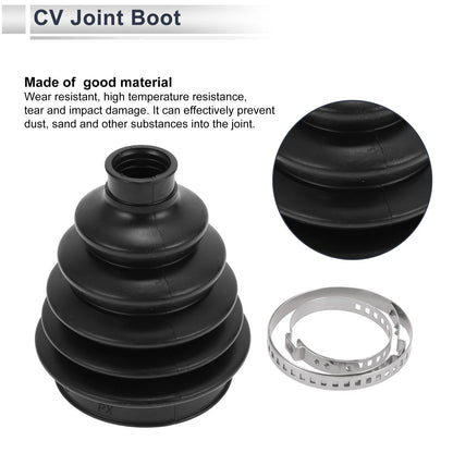 Outer CV Joint Boot Kit with Clamps for Subaru Crosstrek (2013-2017)
