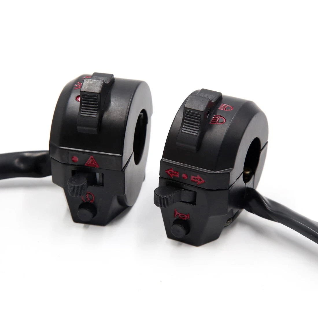 Pair 7/8" Motorbike Handlebar Switch Turn Signal Light Control for Honda CG125