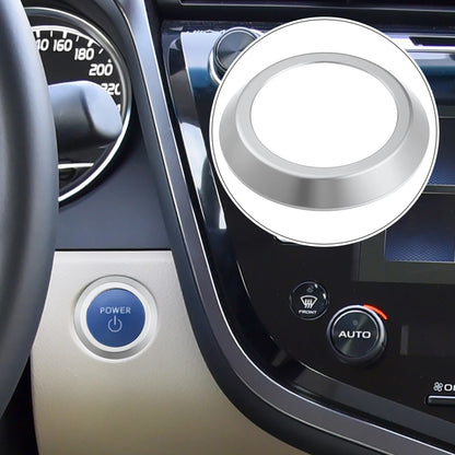Engine Start Stop Button Cover for Toyota 80 Series (1990-1997) Silver Tone