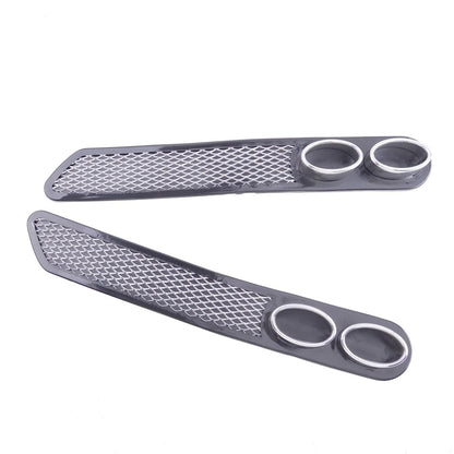 Universal Grey Rear Bumper Diffuser with Exhaust Tip for Car Model