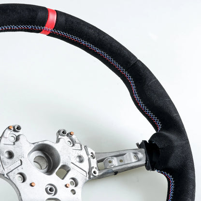 Suede Sport Steering Wheel for BMW F80 M3 F82 M4 F87 M2 (2012-2020)