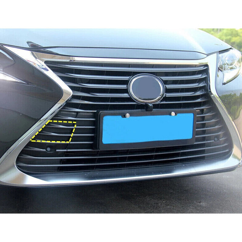 Bumper Tow Hook Eye Cover Cap for Lexus ES350 ES300h (2016-2018) Black