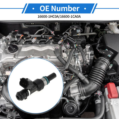 Fuel Injector 1 Pc for NISSAN Note Hatchback E12 1.2 (2013) Black