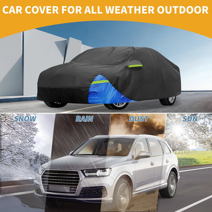 Waterproof Car Cover with Door Zipper for Toyota Camry (2018-2023)