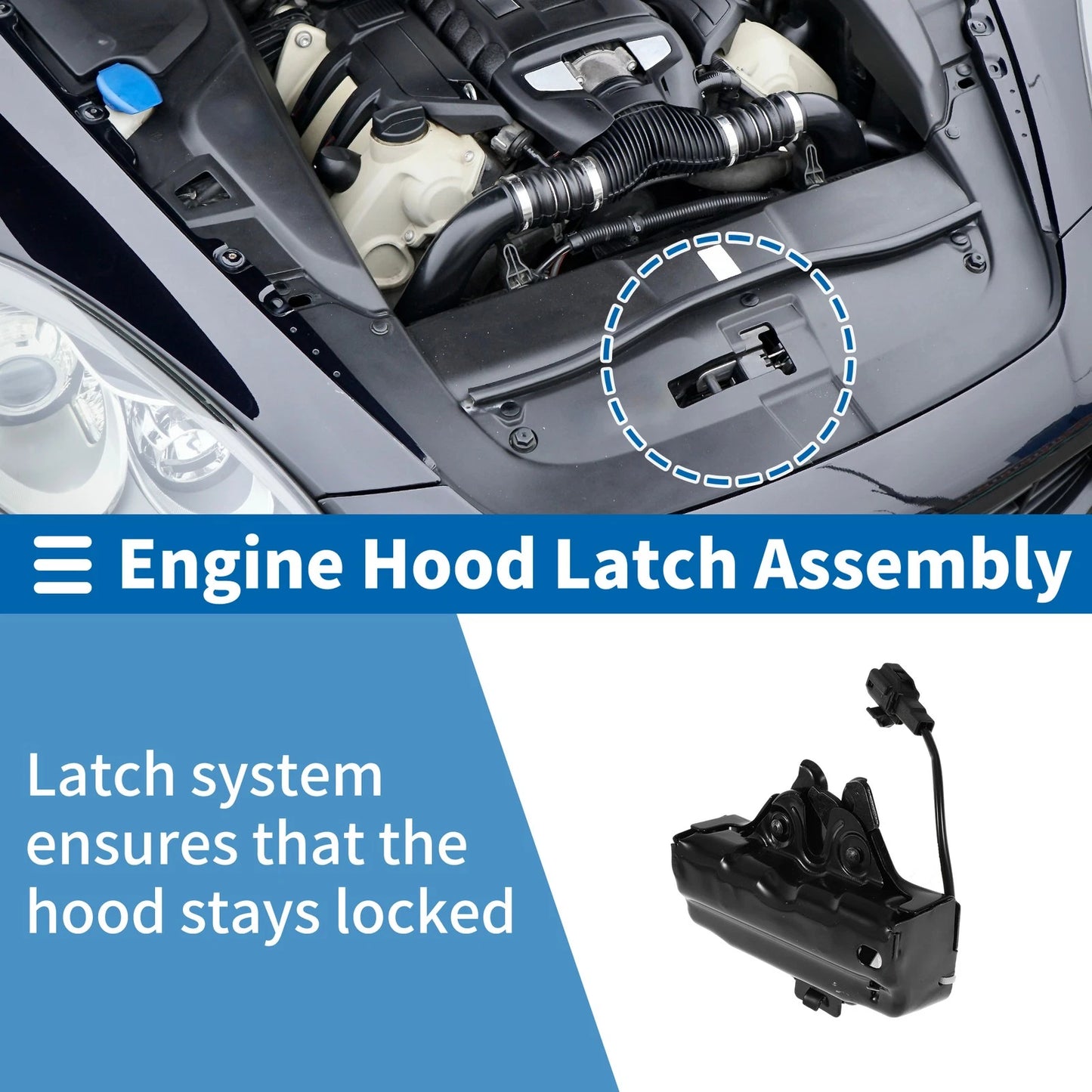 Hood Latch Assembly for Toyota Land Cruiser (2008-2015)