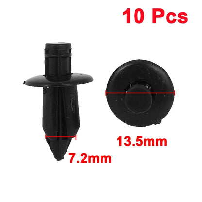 10 x Black Plastic Rivets Trim Panel Retainer Clips for Toyota