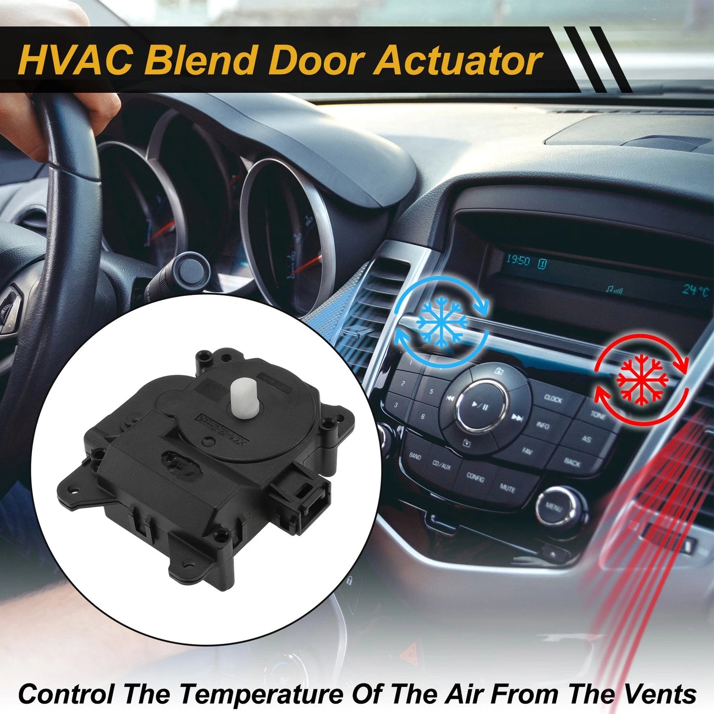 HVAC Heater Blend Door Actuator for Toyota 4Runner