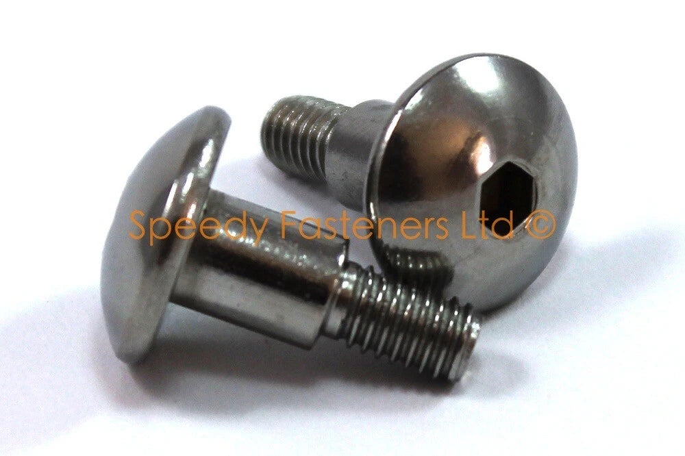 4x M6 Stainless Rear Lower Fairing Shoulder Screws & Washers for Suzuki
