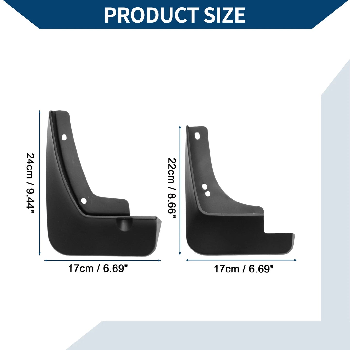 Mud Flaps Splash Guards Set for Hyundai Lafesta (2018-2020)
