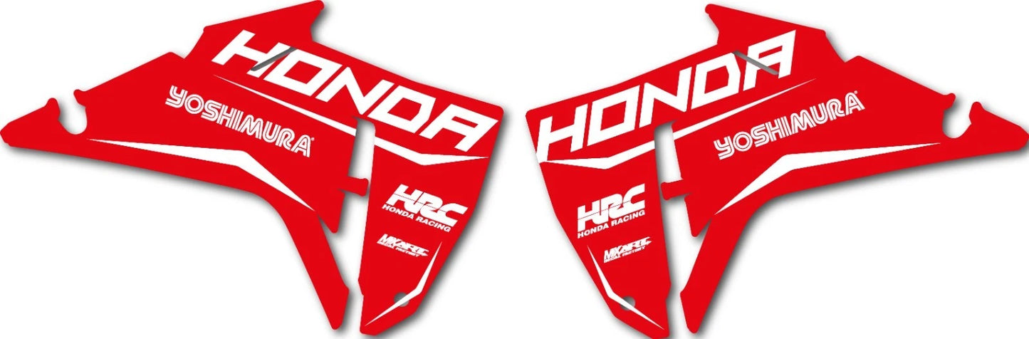 Shogun Style Radiator Shroud Stickers for Honda CRF 450 R (2025-2026)