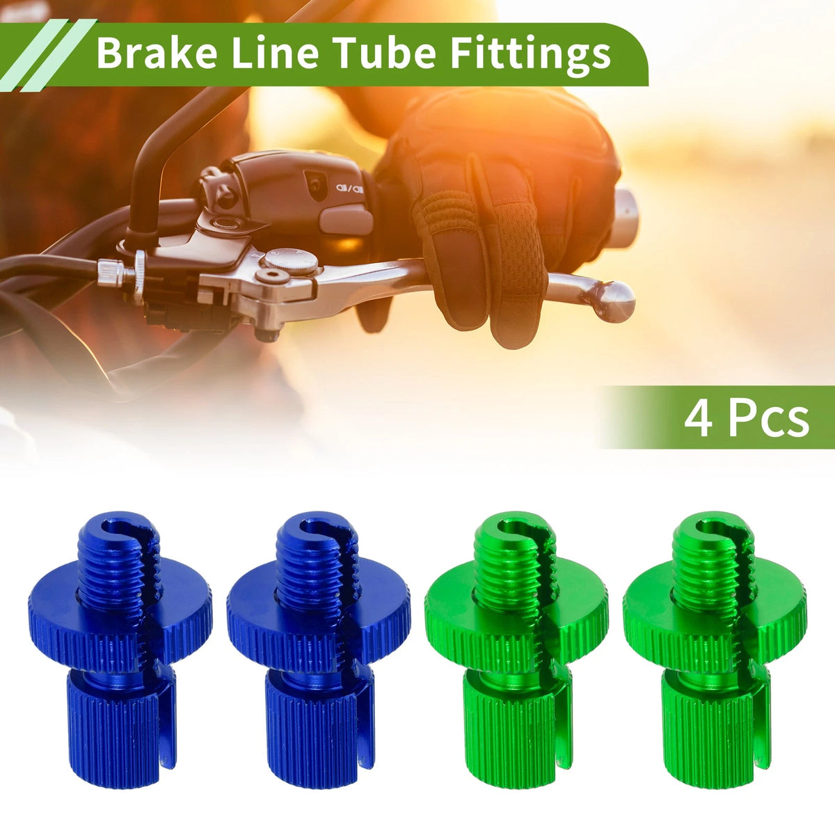 4 Pcs M10 Aluminum Motorcycle Clutch Brake Cable Adjuster Screw for Motorcycle
