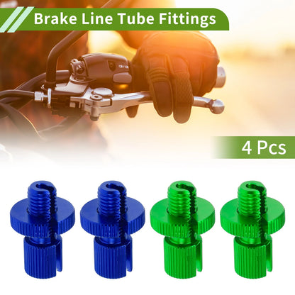 4 Pcs M10 Aluminum Motorcycle Clutch Brake Cable Adjuster Screw for Motorcycle