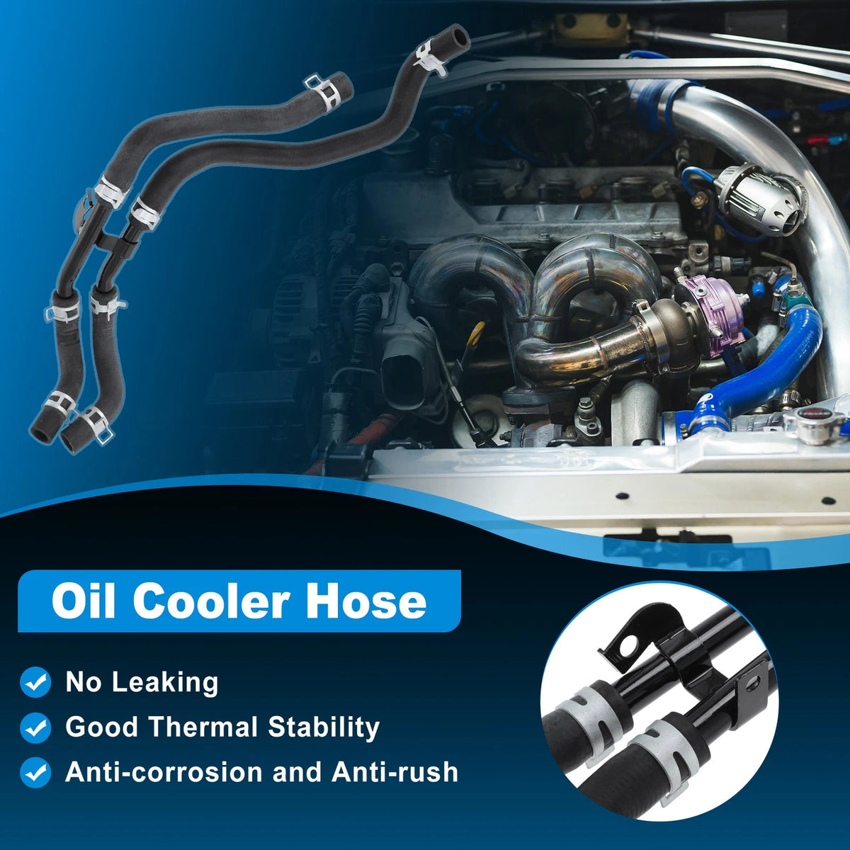 Engine Oil Cooler Tube for Hyundai Sonata (2011-2019)