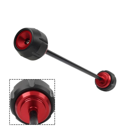 Front Wheel Axle Crash Slider for Kawasaki Z900 (2017-2019) - Red