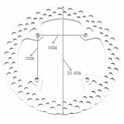 Rear Brake Disc for Honda CRF250R CRF450R CR125 CR250 CRF250X (2004-2023)