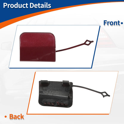 Rear Tow Hook Cover for Mercedes-Benz A W177 (2019-2023) - Red