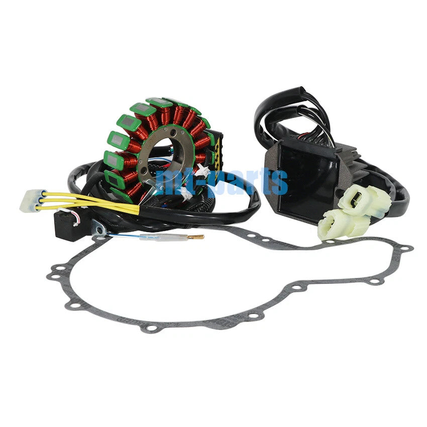 Stator Coil, Regulator Rectifier, Gasket for Polaris Predator 500, Outlaw 500 (2006-2007)