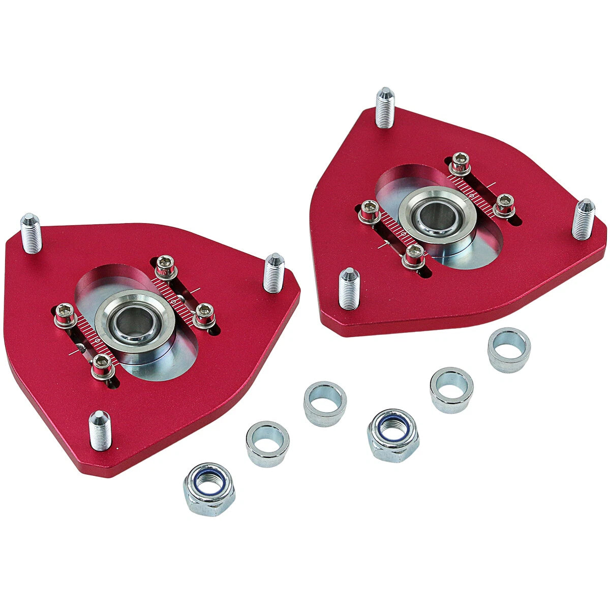 Coilover Camber Plate Adjustable Top Mount for Mitsubishi Lancer EVO 4-6