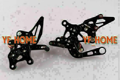 Rear Set Footpegs for Aprilia RSV4 2009-2011 - Black Motorcycle Accessories