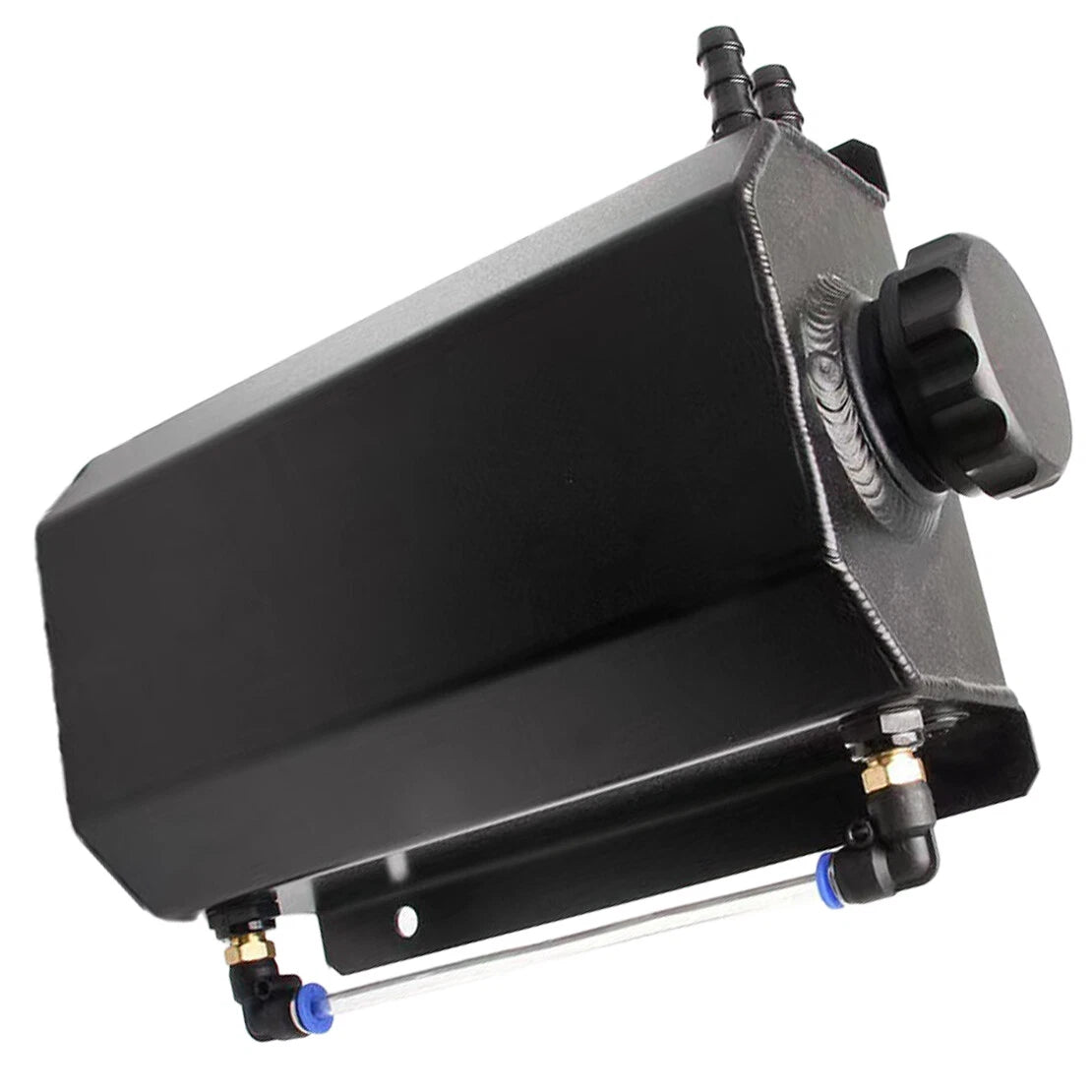 2L Aluminum Alloy Radiator Overflow Reservoir Tank for Car
