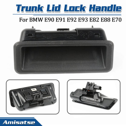 Boot Lid Lock Switch Pull Handle for BMW 1 Series E82 E88 (2006-2013)