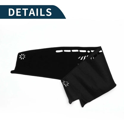 Dashboard Cover Mat for Toyota Crown 2012-2018 Black 1 Set
